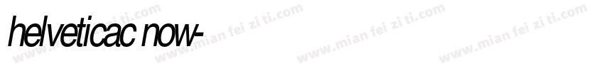 helveticac now字体转换